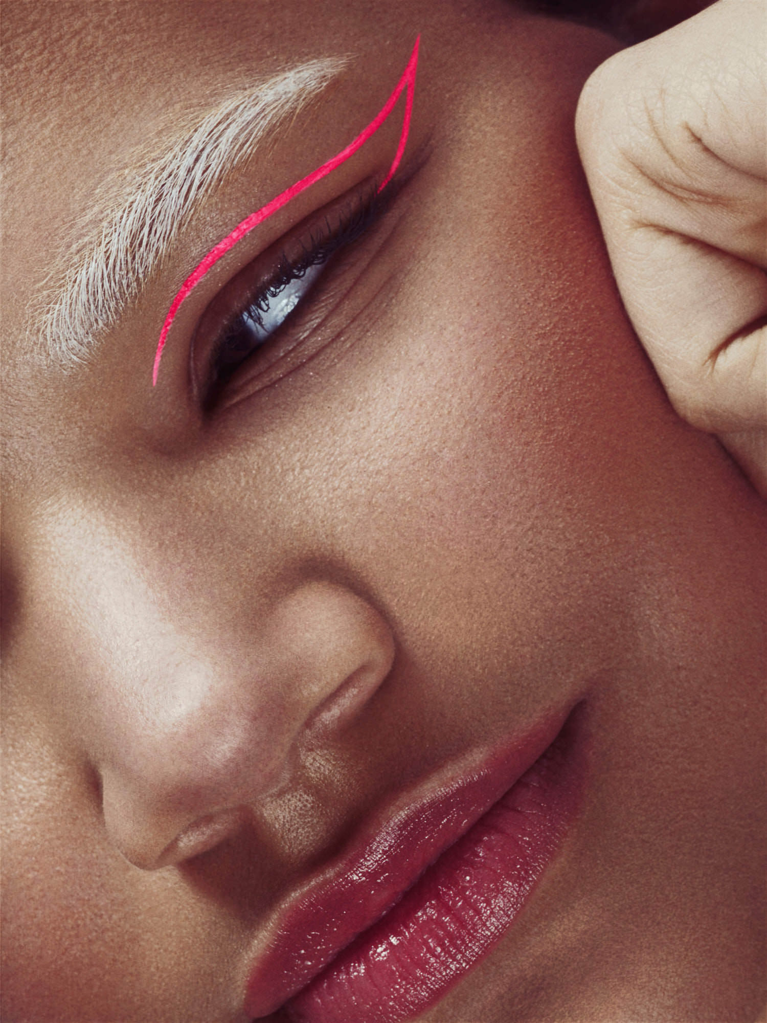 retouche de closeup beauté