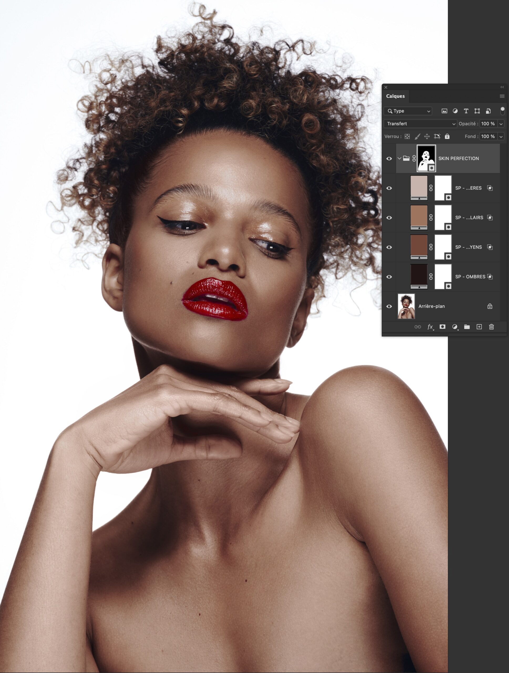 color genius panel interface for photoshop